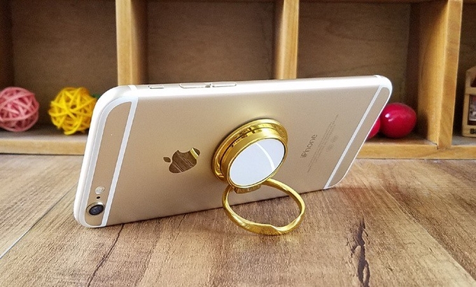 360 Rotating Sublimation Blank Magnet Mobile Phone Ring Holder Custom Sublimation Phone Grips