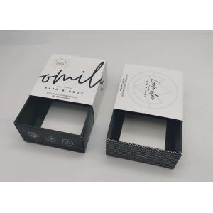  Slide Drawer Printed Cosmetic Boxes, Custom Designed Foldable Soap Packaging Box Manufactures