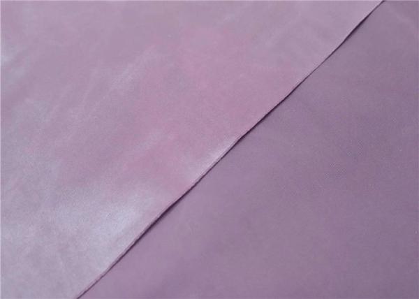 Water Resistant Polyester Memory Fabric 190T Yarn Count 53 GSM Easy To Wash