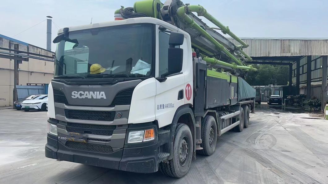 Heavy Equipment 56m Used Concrete Pump Truck 2020 Year New Concrete Boom Pump