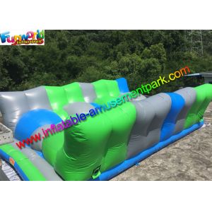 Vinyl Inflatable Obstacle Course Jump Around / Jumping Obstacle Track Inflatable