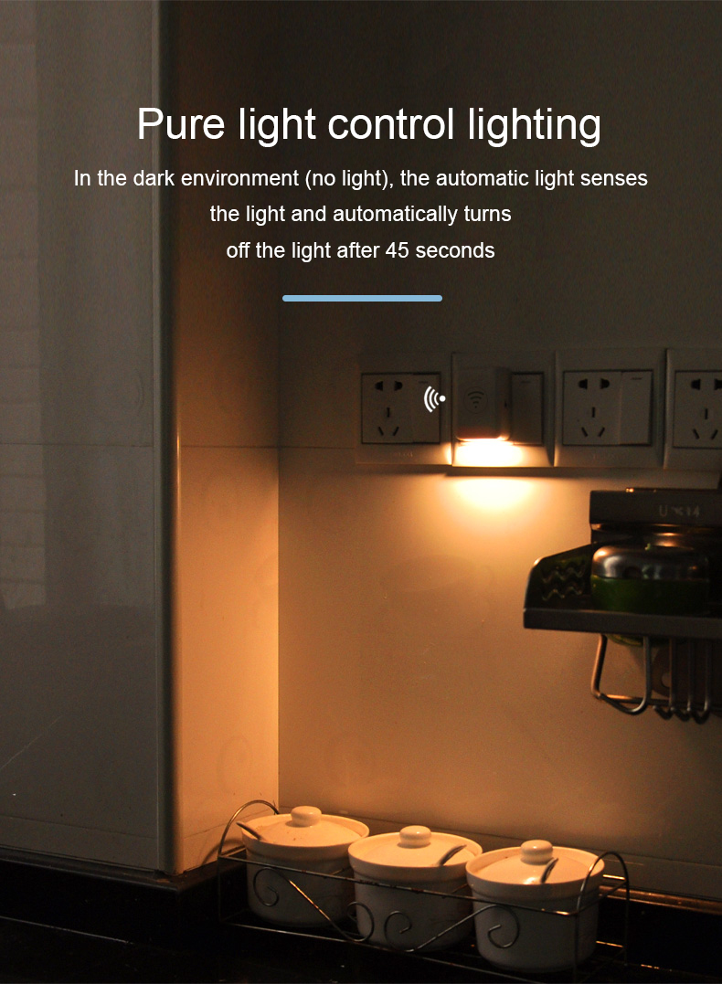 Energy-Saving 5W Human Body Induction LED Night Light for Corridor Staircase and Aisle