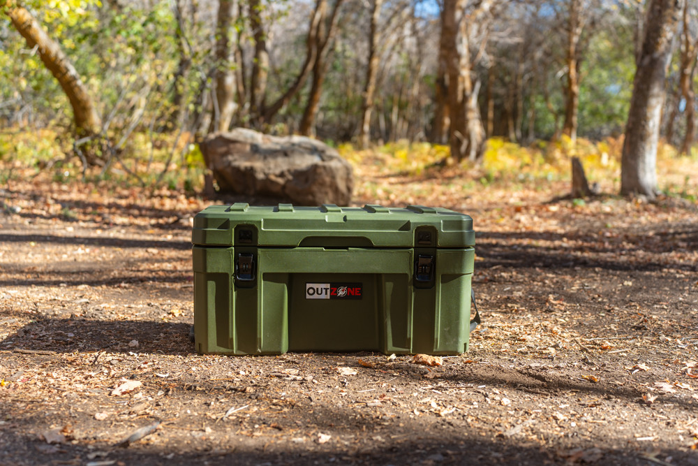 Durable Military Storage Box Customized 76L For Outdoor Camping