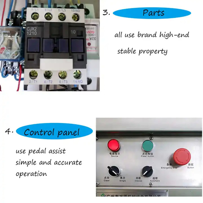 Semi Automatic Industrial Packing Machines 3700W Can Sealer Machine