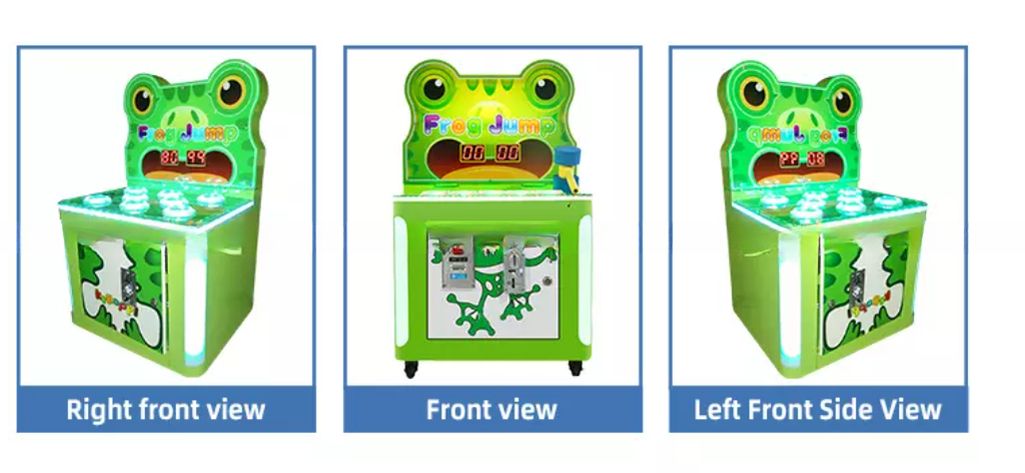 Dreamland single player kids game machine coin operated hit frog ticket games for game center