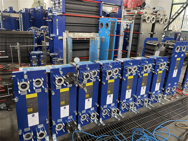VH5C Gasket Plate Type Heat Exchanger Titanium / Stainless steel
