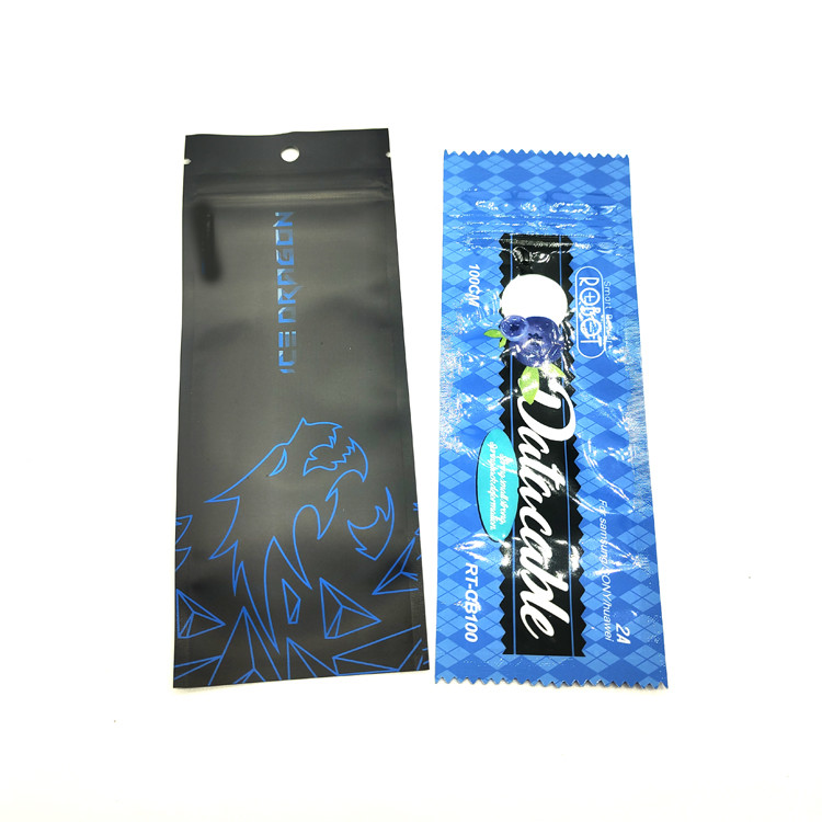 High Quality Plastic Herb Packaging Child Resistant Smell Proof Bag Mylar Bag Custom Tobacco Pouch