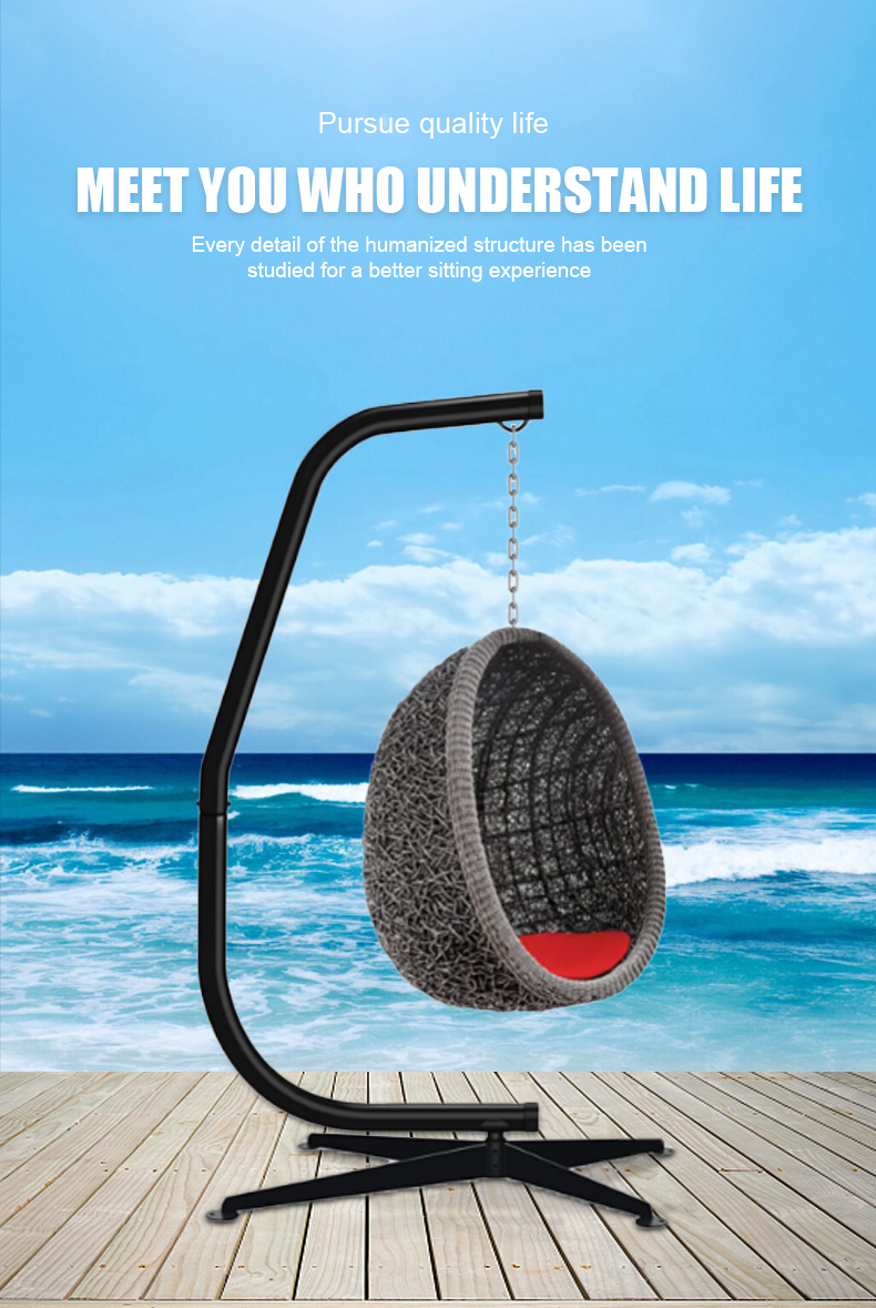 Mail Packing Heavy Duty Steel C Shape Hammock Stand for Outdoor and Indoor in Qingdao