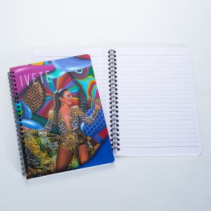  Stationery Supplies Custom A4/A5/A6 size 3D PP/PET lenticular Printing Cover Sprial Binding Paper Exercise Notebook Manufactures