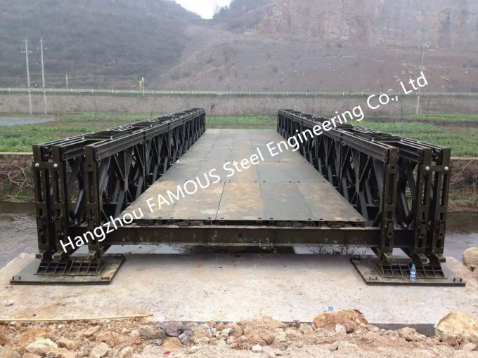 High Strength Modular Panel Bridge Prefabricated Vehicle Farm Steel Bailey 4