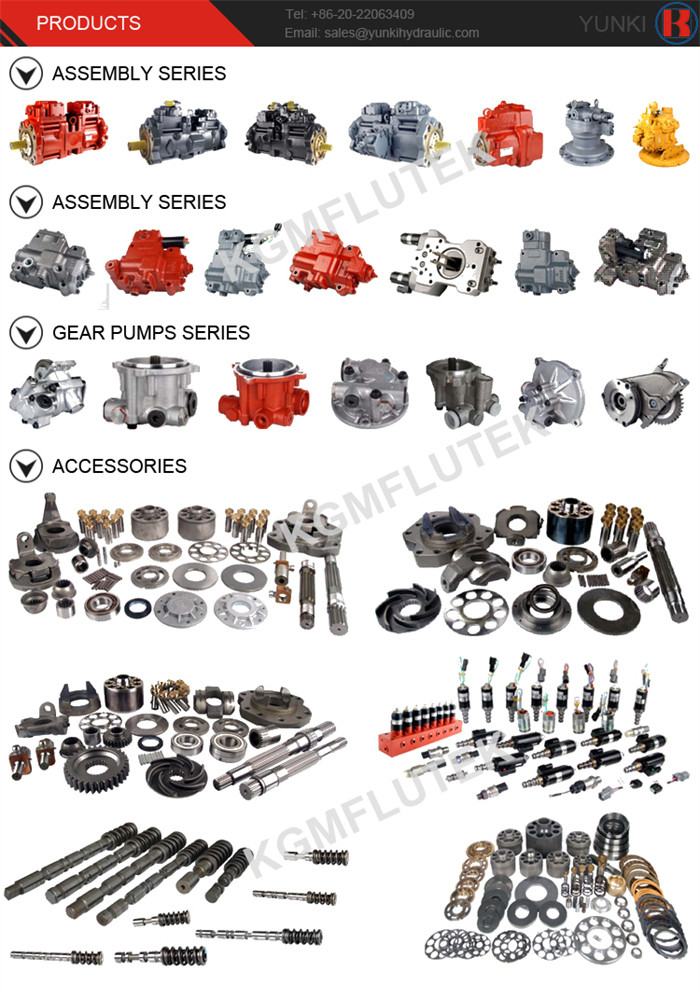 KYB Hydraulic Gear Pump KFP4156-KP1009CMR for WHEEL LOADER with Casting Iron