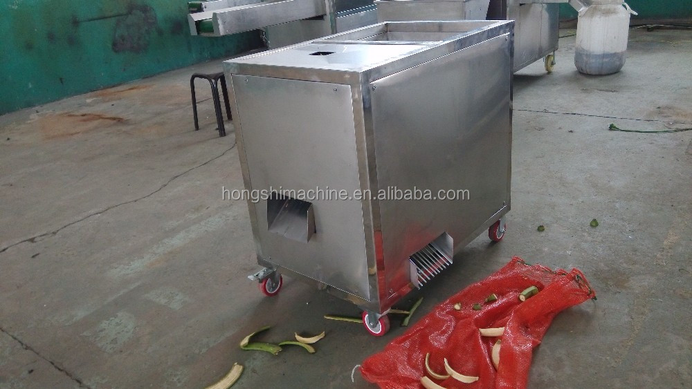 China Stainless Steel Commercial Green Banana Peeling Machine