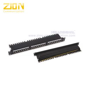  Patch Panel ZCPP203-24 ports blank for Rack , Date Center Accessories , from China Manufacturer - Zion Communiation Manufactures