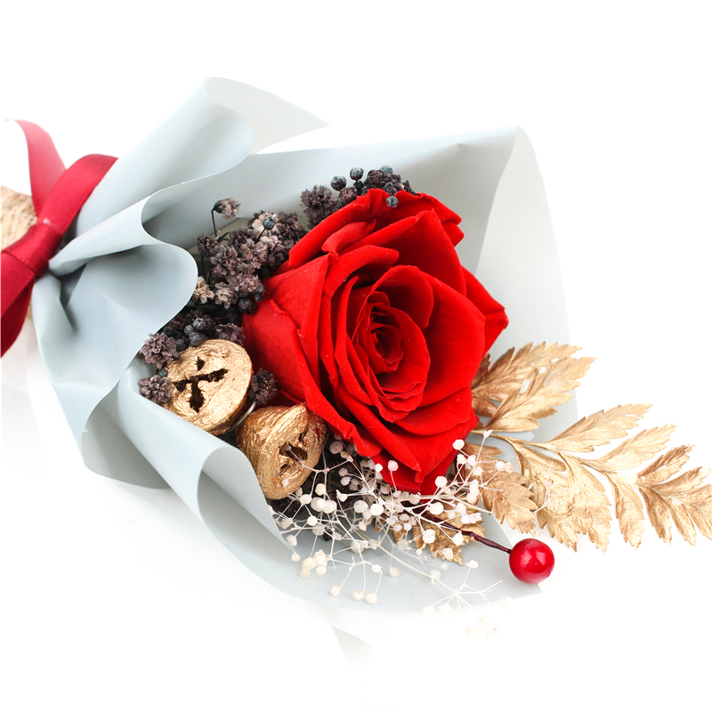 Customized Flower Decoration In Marriage , Preserved Gypsophila Wishing Bottle