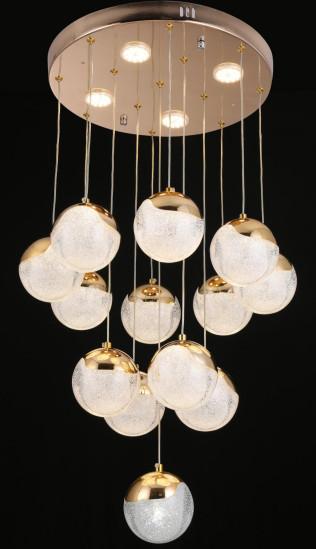 Duplex Loft Apartment Chandelier With Nordic Simple Ball Design And High Living
