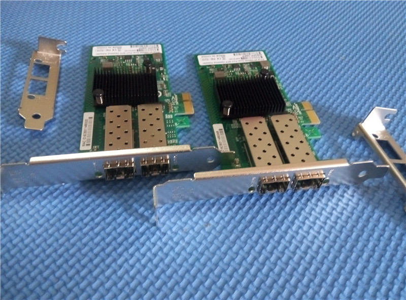 1000Mbps PCI Express x1 Dual Port SFP Fiber Optic Network Interface Controller LC Fiber Server Network Interface Adapter