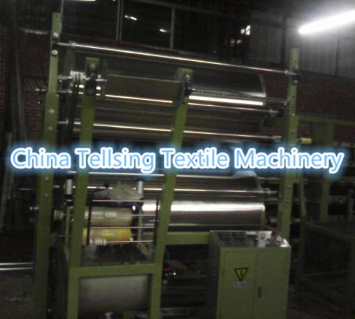 top quality 2 cylinders starching and finishing machine for zipper tape, ribbon