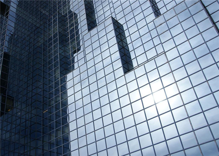 Multicolor Reflective Float Glass With Good Sight Shading Function CE Approved