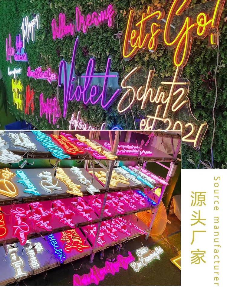 wholesale dropshipping electronic christmas better together will you marry me anime beer letter led light neon sign custom logo