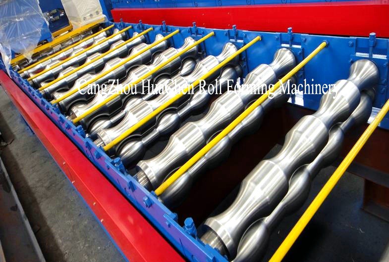 High Frequency Double Layer Glazed Tile Roll Forming Machine With 15 / 21 Rows