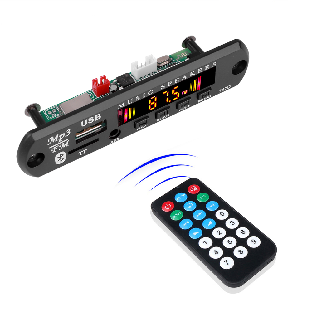 Upgrade Your Car Audio with BT 5.0 MP3 Player USB TF FM Radio Module and Color Screen