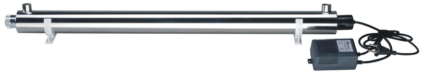 8000 Hours Inline Water Uv Sterilizer , Saltwater Uv Sterilizer 52.5 * 35 * 47CM