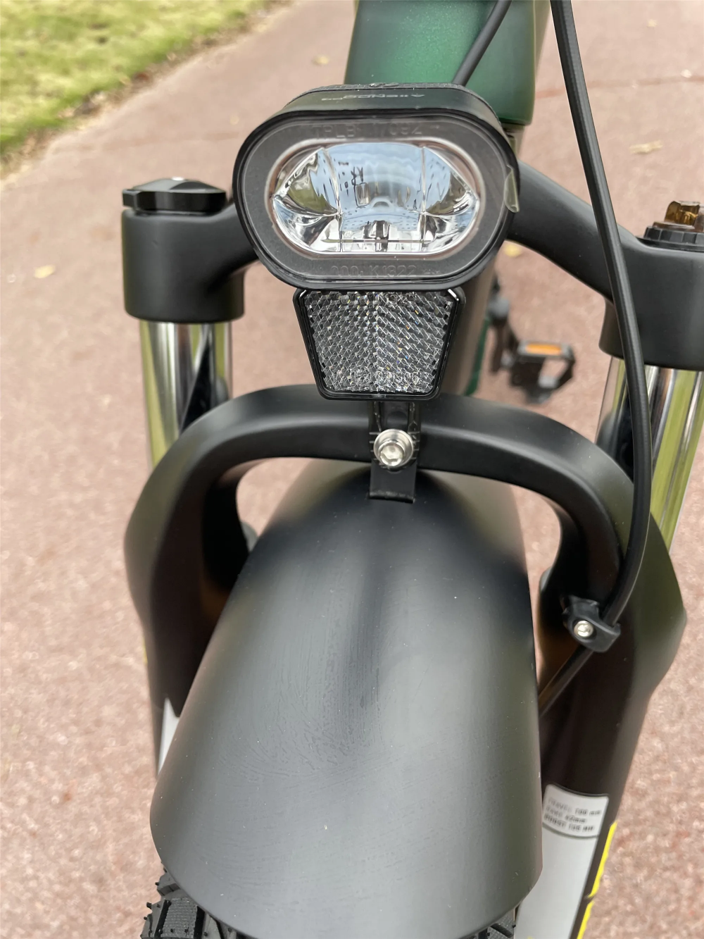 20 Inch Retro Folding Step Thru Electric Bike 48V 750W With LCD Display