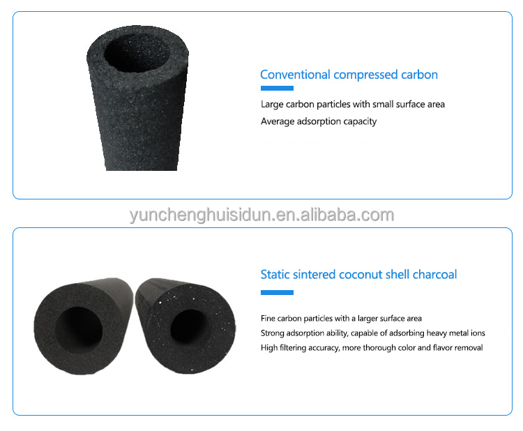 Remove Water Alkali and Scale with 10 Inch CTO Activated Carbon Filter Water Purifier