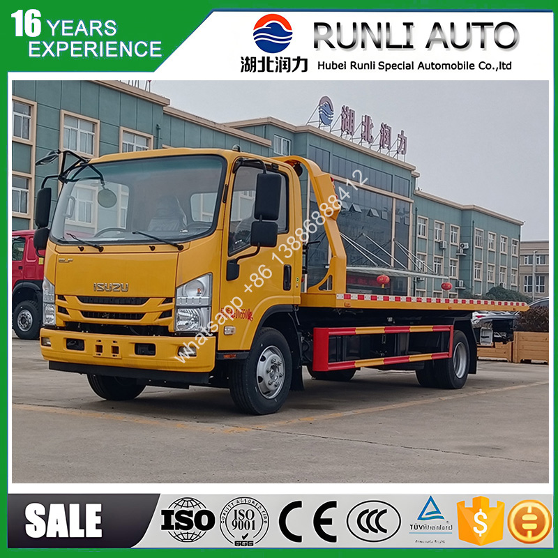 China ISUZU 4*2 Multi-Function Flatbed Recovery Vehicle ,Towing, Salvage, Logistics , 1 Truck for 3 Needs