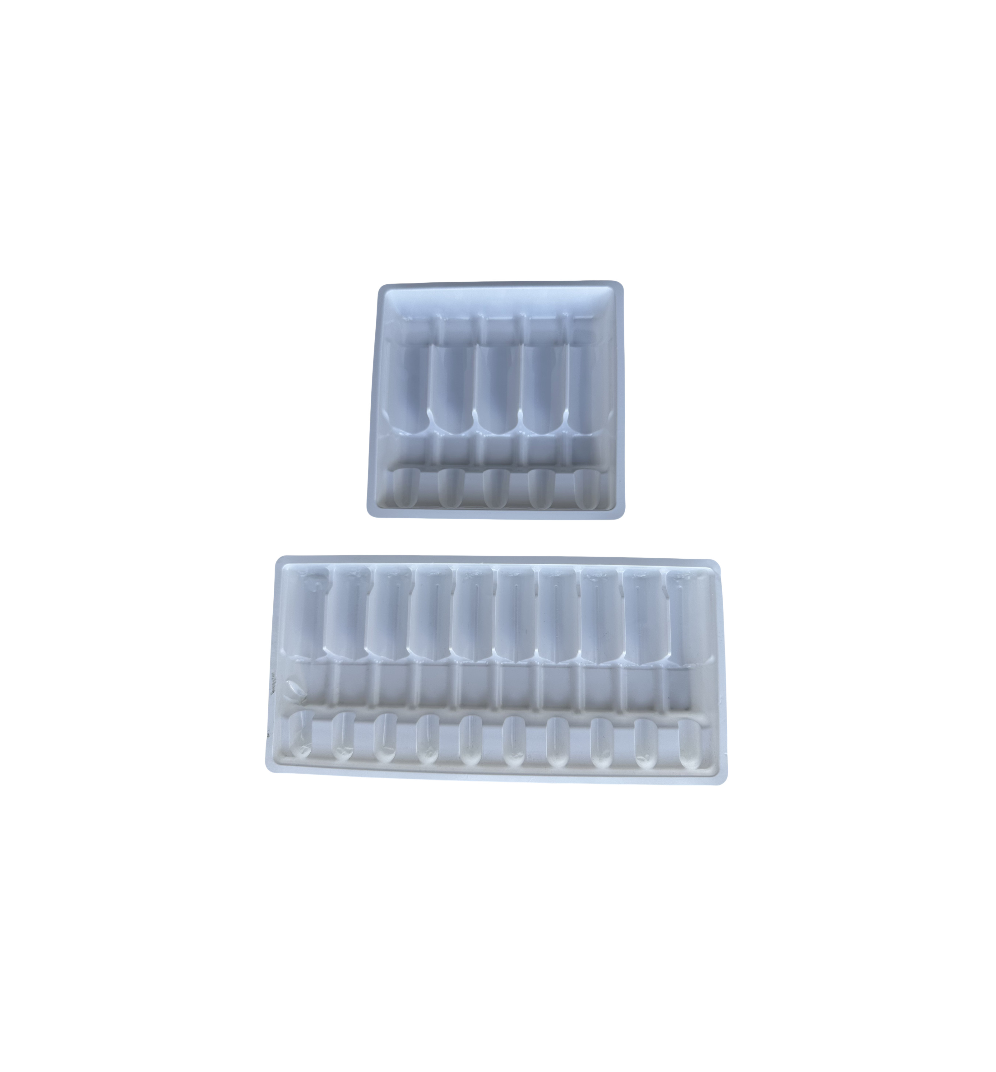Blister Tray Packaging For Medicine Water Injection 1ml 2ml 5ml 10ml PET Ampoule Tray Customization