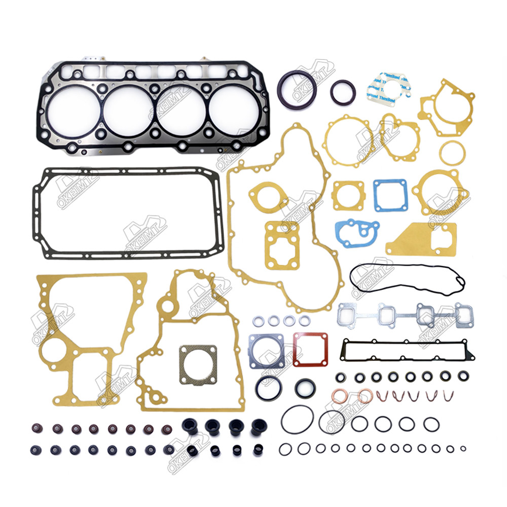 Engine Gasket Kit Set for YANMAR Forklift Excavator 4TNV98 4TNV98T