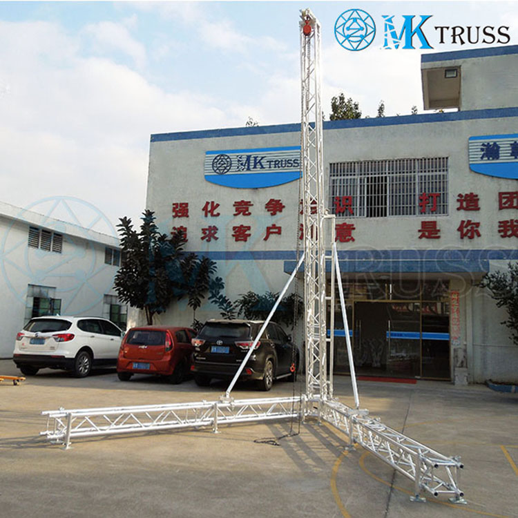 9M Speaker Tower System with Aluminum Stage Truss and 6082-T6 Light Truss