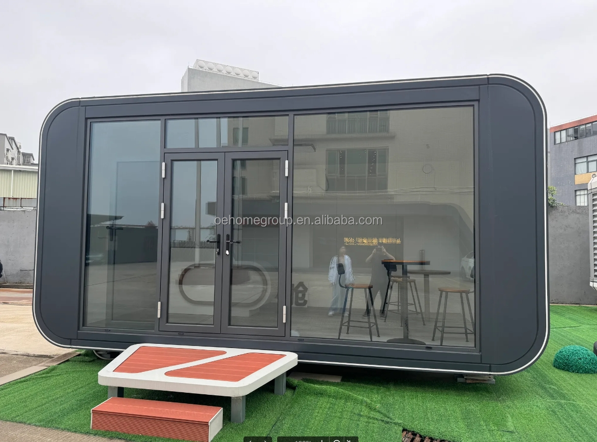 Fully Assembled Prefab Houses Customized Small Prefab House For Guard Room Prefab House Kit