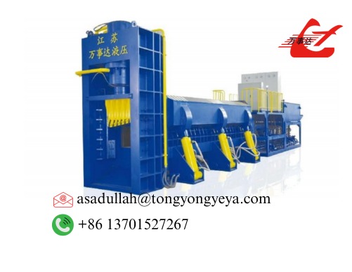 Quality Scrap Baler Shearing Machine For Metal Scrap Processing for sale