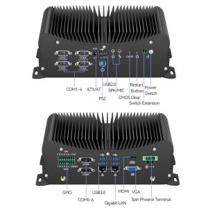 Intel Core i7 Series Industrial PC With Dual DDR4 RAM mSATA M2 SSD Linux And