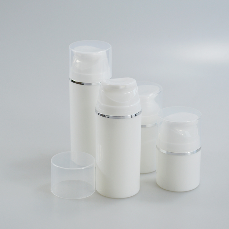PP Refillable 30ml 50ml 100ml 120ml 200ml White Plastic Vacuum Cosmetic Serum Lotion Spray Airless Pump Bottle
