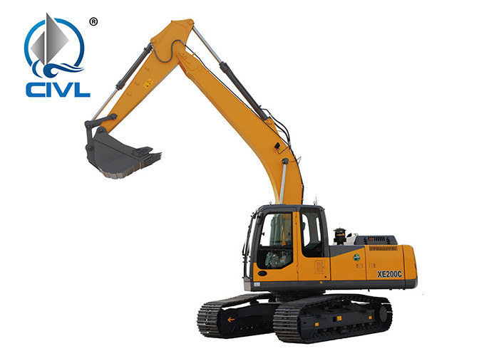 Medium CVXE200C 20600Kg Hydraulic Crawler Excavator