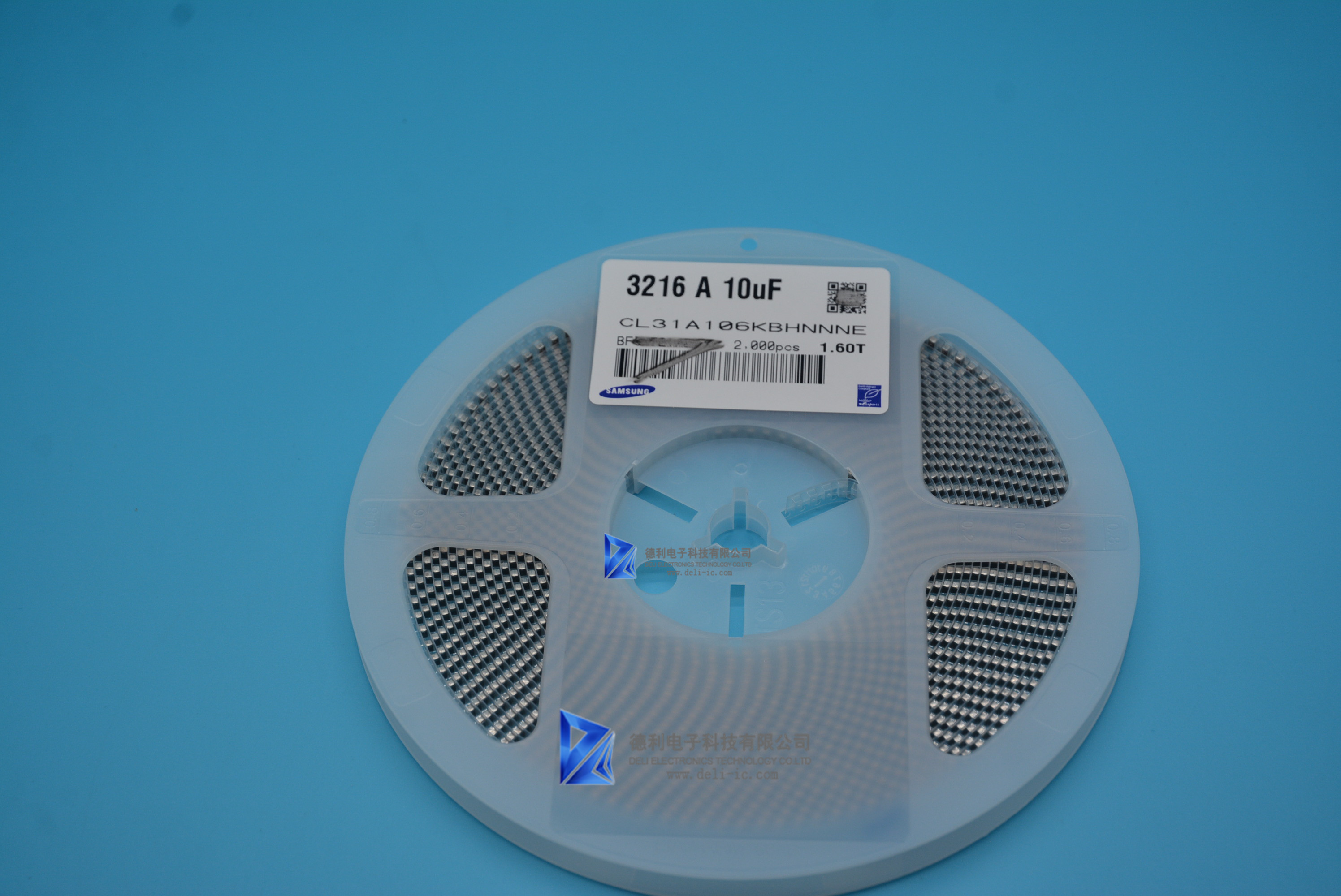China Samsung10㎌ Multi Layer Ceramic Capacitor CAP 50V 1206 CL31A106KBHNNNE on sale