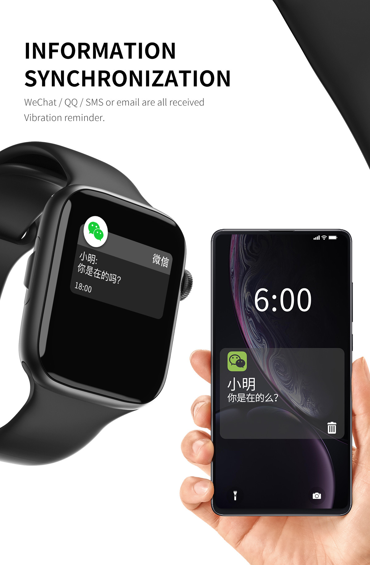 1.54 Inch Touch Screen Sim Card Slot Smart Watch IP68 Waterproof