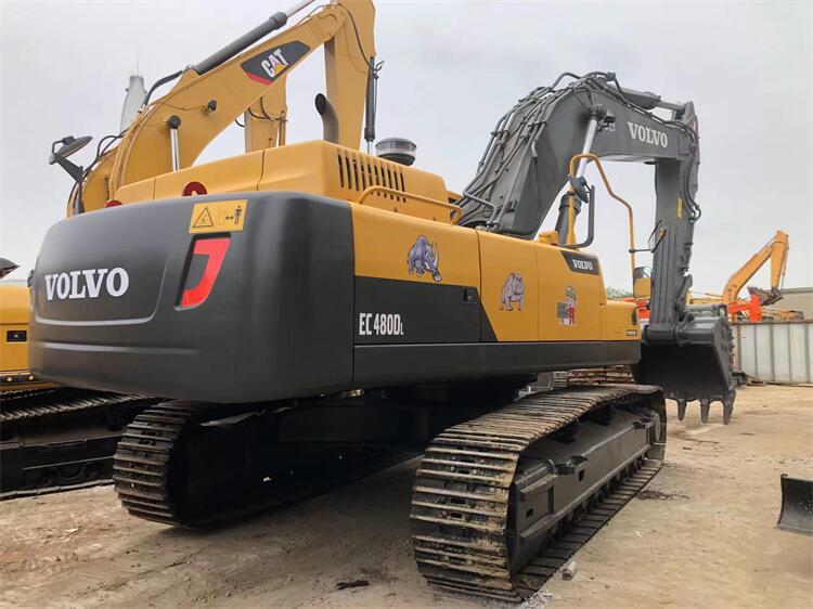 Low Working Hours Second-Hand Volvo EC480 Excavators Digger from Korea with 245KW