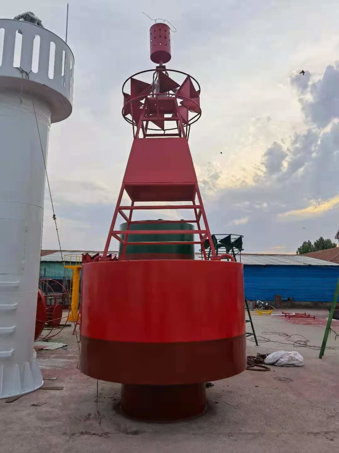 Channel Marker Marine Navigation Ocean Buoys Floating Green