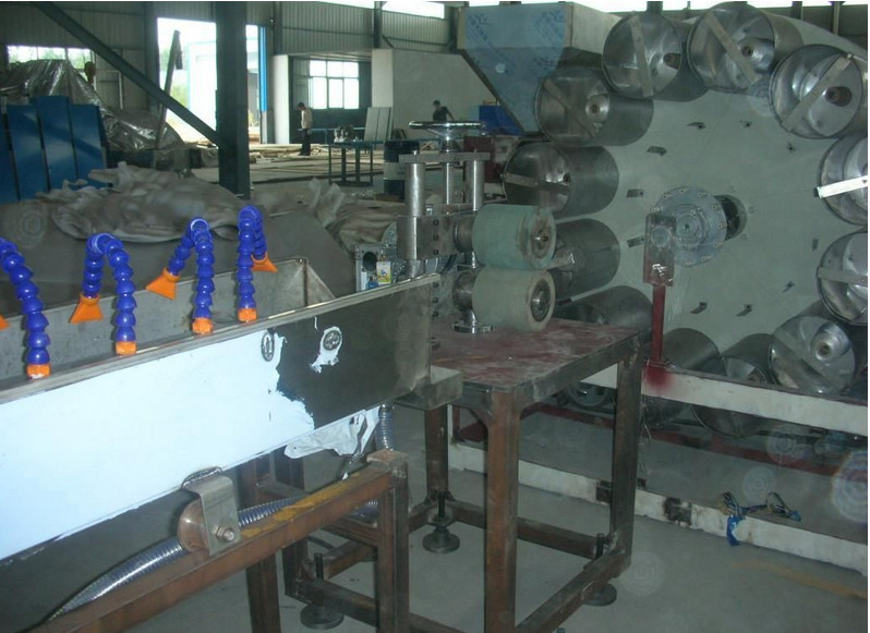 Soft Plastic Pipe Making Plant , PVC Fiber Reinforced Soft Pipe Making Machine