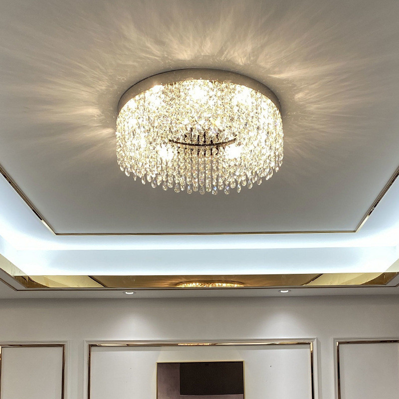 Living Room Ceiling Lamp Luxury Crystal Atmospheric Hall lounge lights(WH-CA-75)