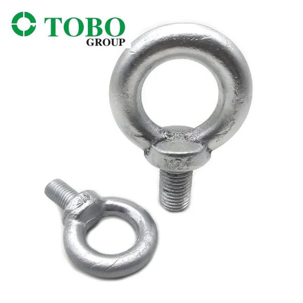 DIN580 Galvanized Eyebolt High Strength Round Bolt ISO3266 Carbon Steel Lifting