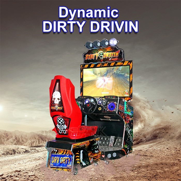 Upgrade Color Cabinet Dynamic Music Dynamic Dirty Driving Racing 42 Inch Game Machine