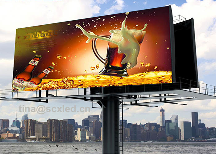 Outdoor P8 full color smd3535 LED video display screen advertising 1024x1024mm waterproofiron cabinet