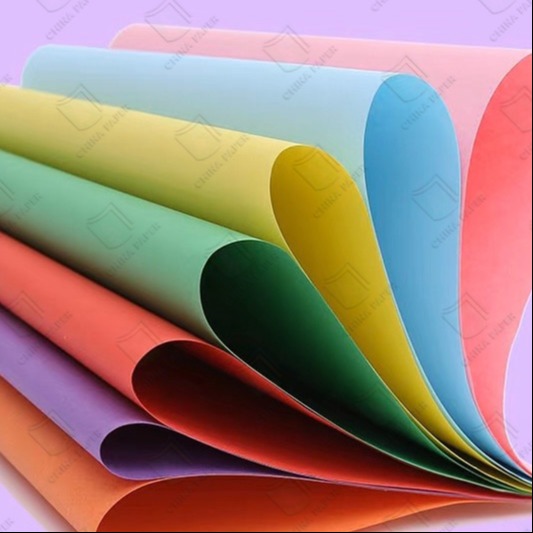 Letter Size 216*279mm 100% Virgin Wood Pulp Fluorescent Color Paper For Art Class