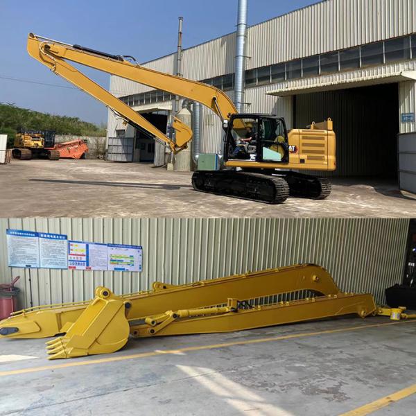 Komatsu Excavator Long Reach Boom , Excavator Attachments Long Reach Arm CAT320