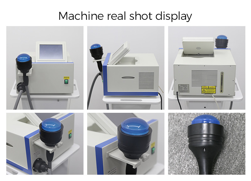 Focused shockwave Pain Treatment Eswt Shock Wave Dual Handles Focused Shockwave Machine