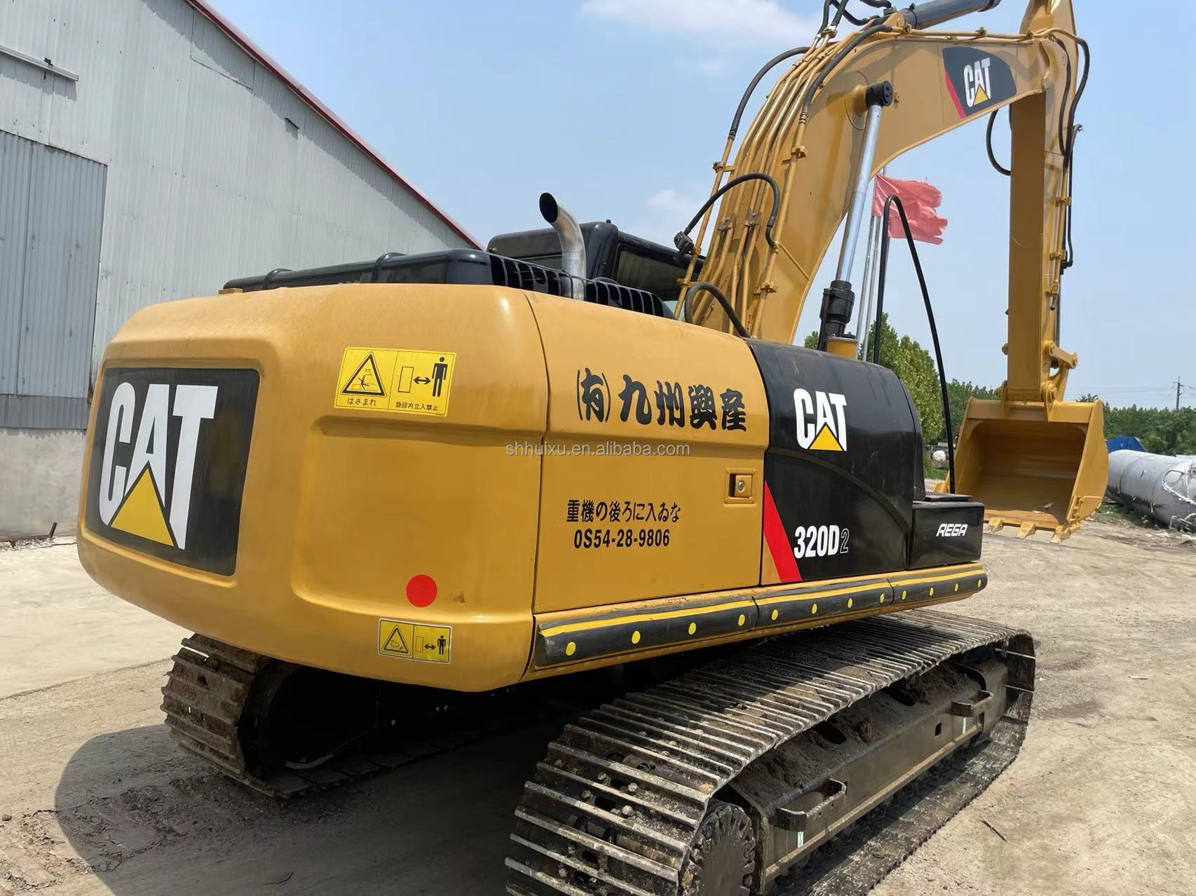 Low working hours excavator bucket CAT320D used excavator used case digger Second-hand excavator trade